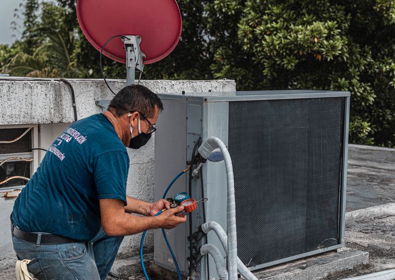 AC unit installation